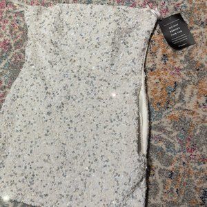 Retrofete White Heather Sequin Small BRAND NEW